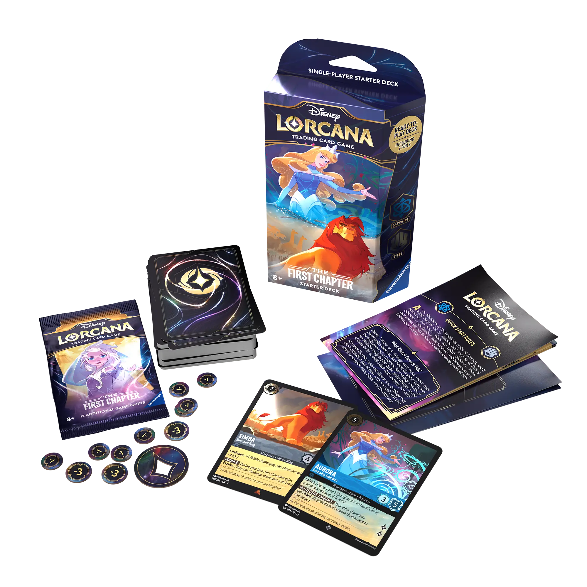 Disney Lorcana TCG: The First Chapter - Starter deck - Princess Aurora and Simba