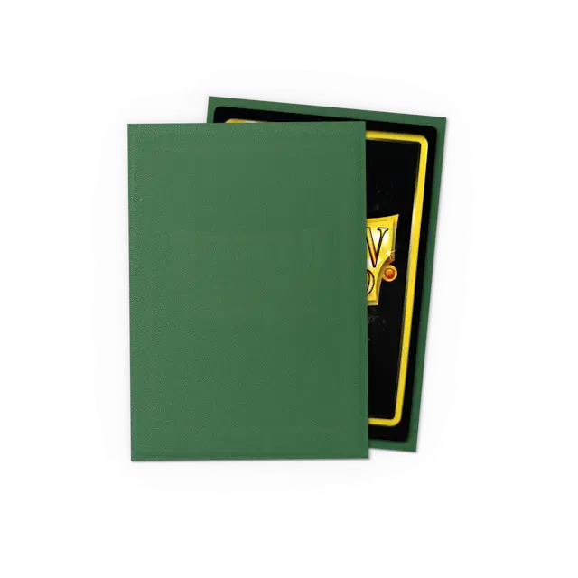Dragon Shield Japanese size Matte Sleeves - Forest Green