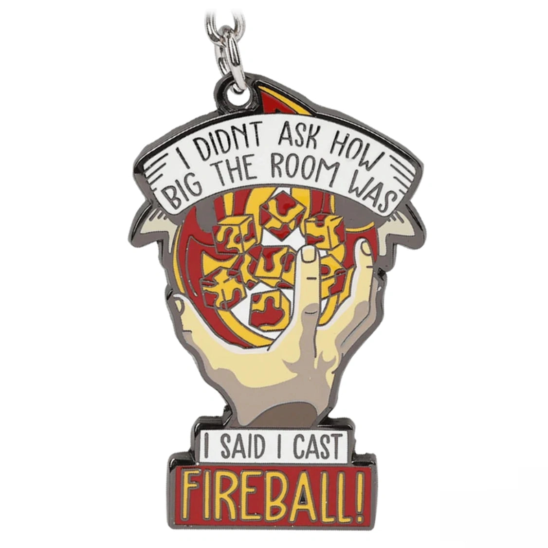 I Cast Fireball Keychain