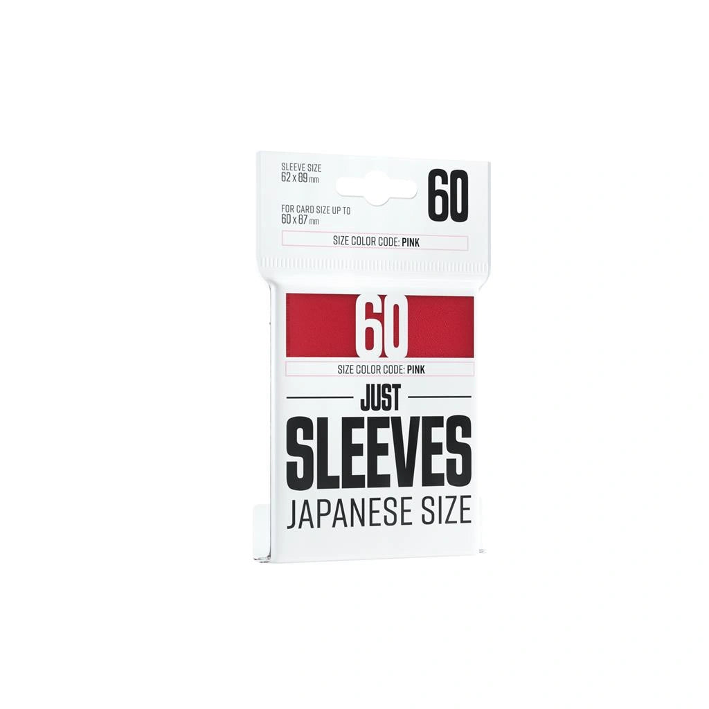 Gamegenic - Just Sleeves - Japanese Size Red (60 Sleeves)