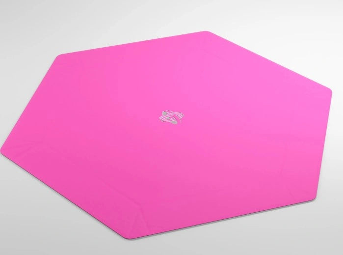 Gamegenic - Magnetic Dice Tray Hexagonal: Black / Pink