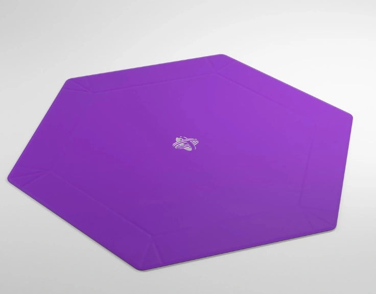 Gamegenic - Magnetic Dice Tray Hexagonal: Black / Purple