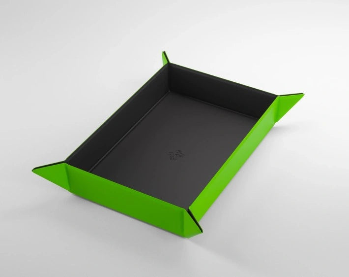 Gamegenic - Magnetic Dice Tray Rectangular: Black / Green