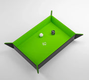 Gamegenic - Magnetic Dice Tray Rectangular: Black / Green