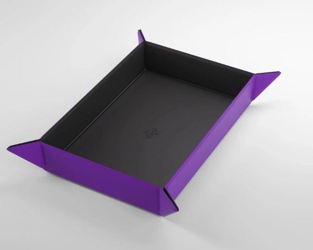 Gamegenic - Magnetic Dice Tray Rectangular: Black / Purple