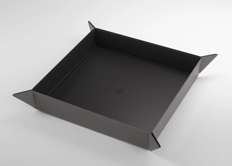 Gamegenic - Magnetic Dice Tray Square: Black / Grey