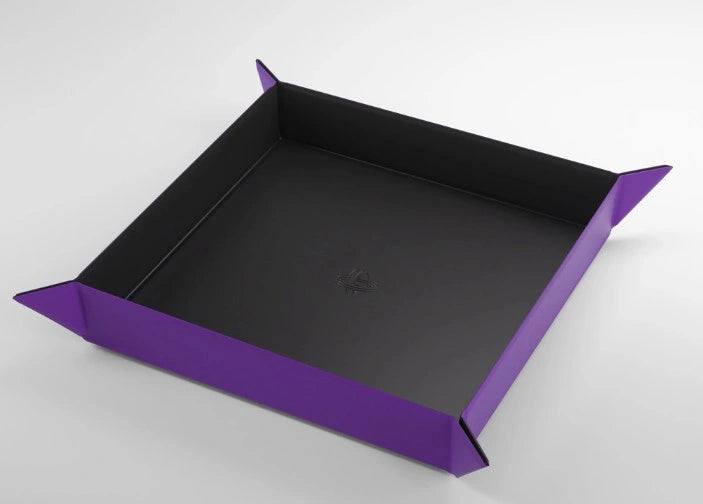 Gamegenic - Magnetic Dice Tray Square: Black / Purple