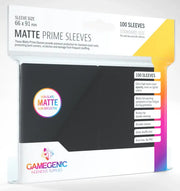 Gamegenic - Matte Prime Sleeves Black (100 Sleeves)