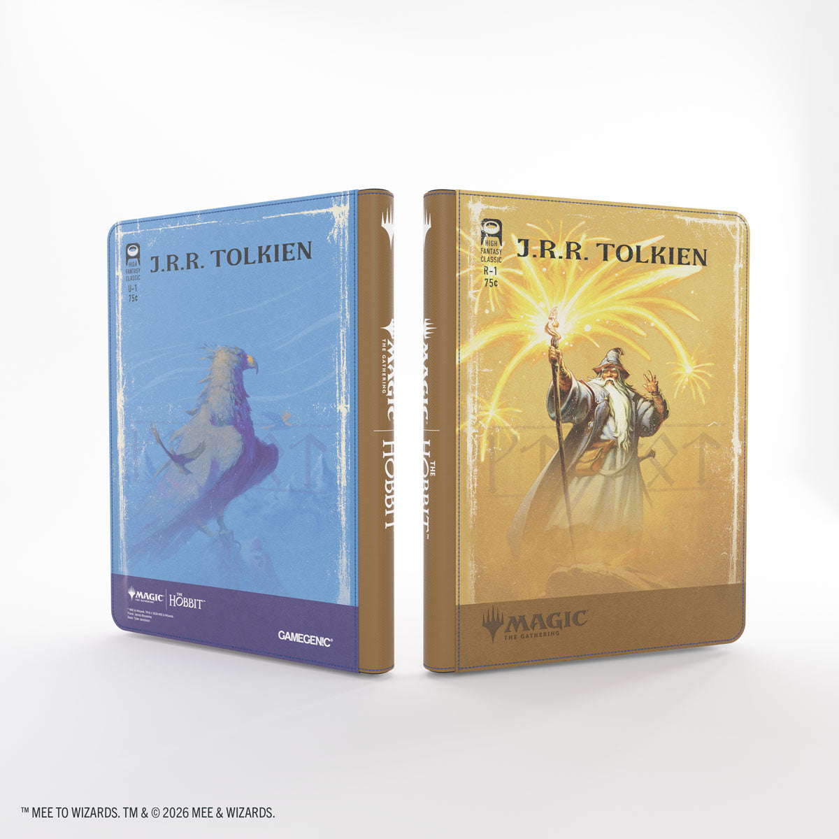 Gamegenic: Magic: The Gathering | The Hobbit Zip-Up Album 18-Pocket - Gandalf, Goblin's Bane/The Lord of the Eagles