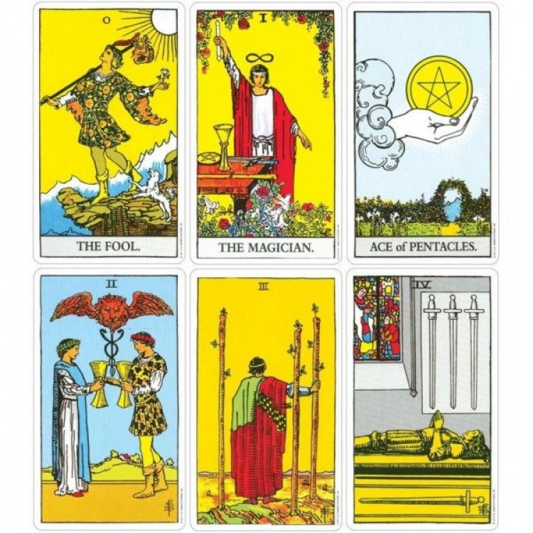 Giant Rider-Waite Tarot cards