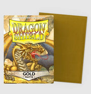 Gold - Matte Sleeves - Standard Size (100)