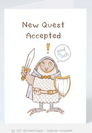 Gratulationskort - New Quest Accepted