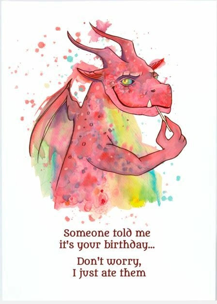 Gratulationskort - Someone told me it’s your birthday…