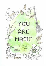 Gratulationskort - You are magic