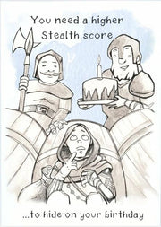 Gratulationskort - You need a higher Stealth score