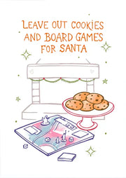 Gratulationskort - Cookies and Board Games