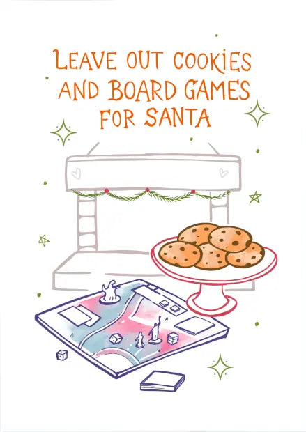 Gratulationskort - Cookies and Board Games