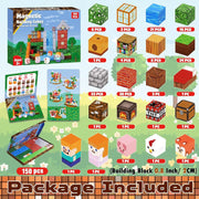 Magnetic Building Blocks Forest  Bibliotek 150 pcs