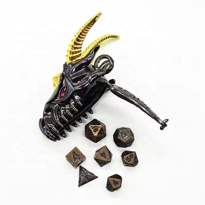 Mini Metal Dice Set Necklace Drake