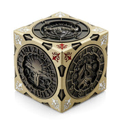 Hexagonal Spinner Dice Cube (Brass)