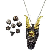 Mini Metal Dice Set Necklace Drake