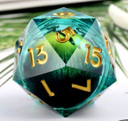 D20 Emerald Eye (33mm)