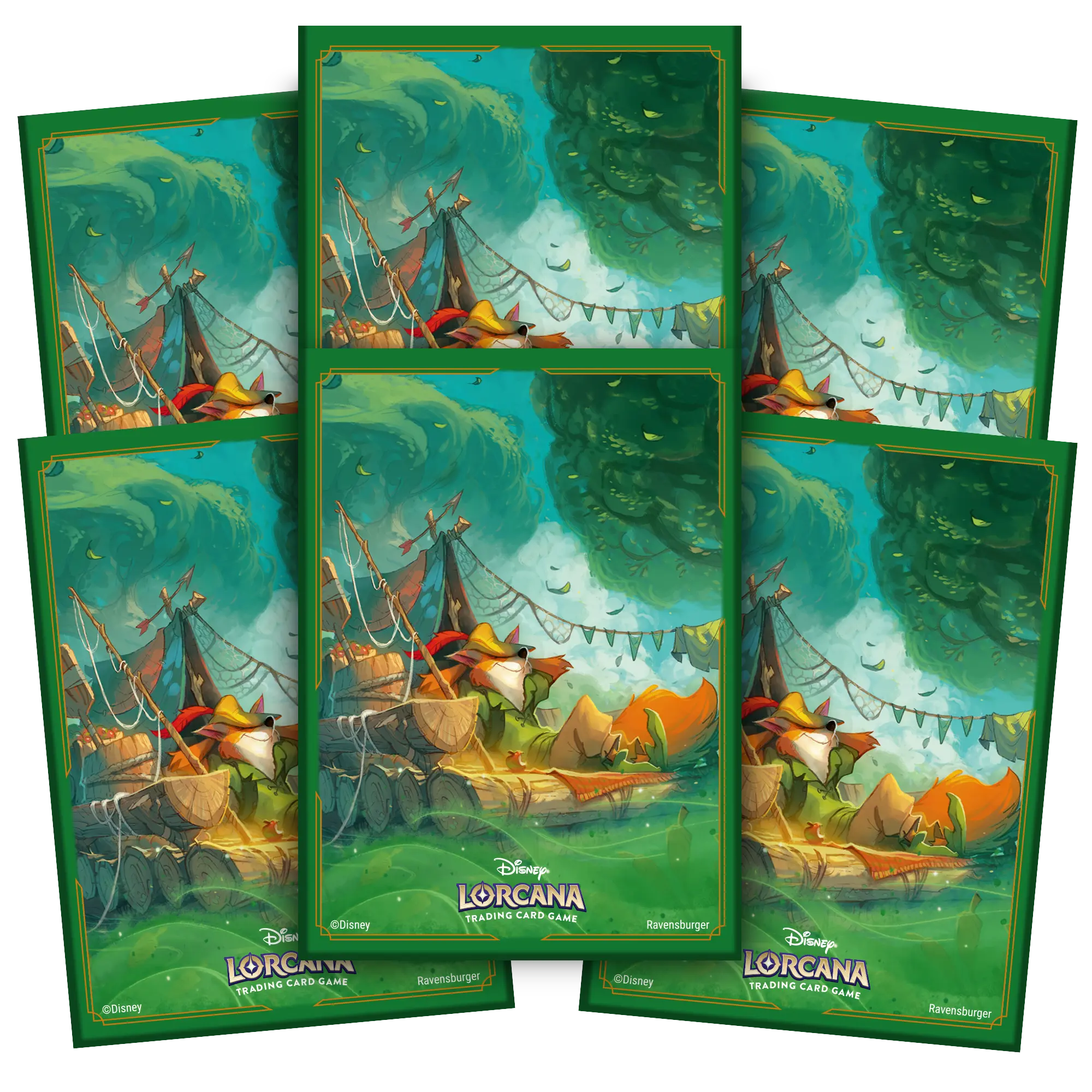 Disney Lorcana TCG: Into the Inklands - Card Sleeves Robin Hood