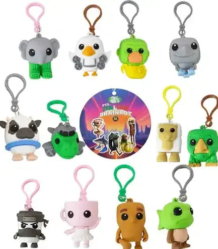 Italian Brainrot AI Lil Bodz 3D Bagclip 6cm