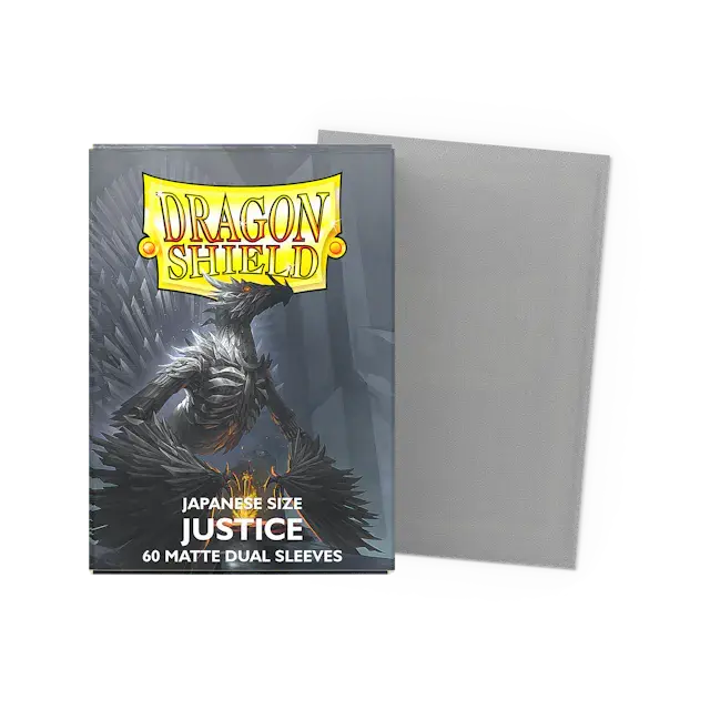 Dragon Shield Japanese size Dual Matte Sleeves - Justice