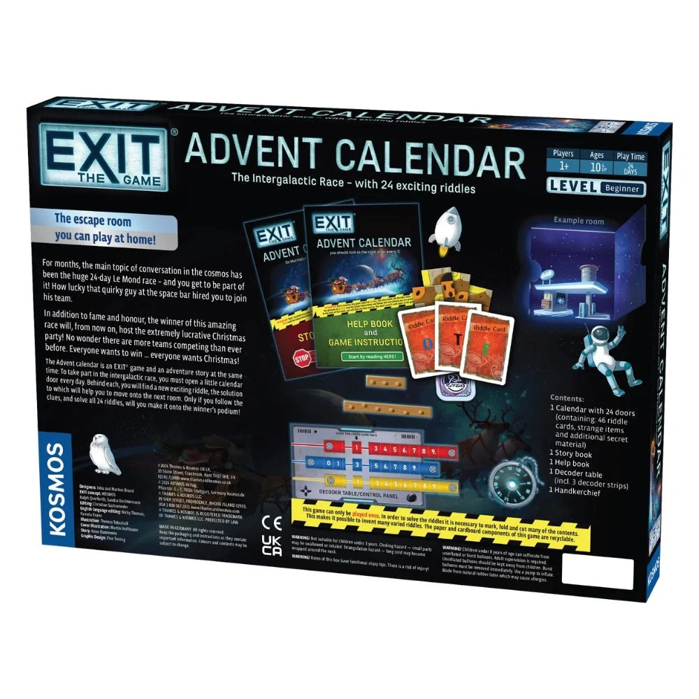Exit Advent Calendar: The Intergalactic Race (EN)
