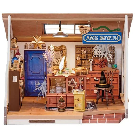 Kiki’s Magic Emporium - DIY Miniature House, Bookshelf Decoration Kit - Rolife