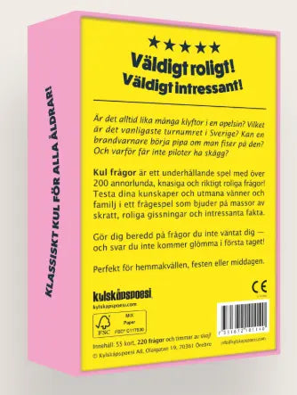 Kul frågor!