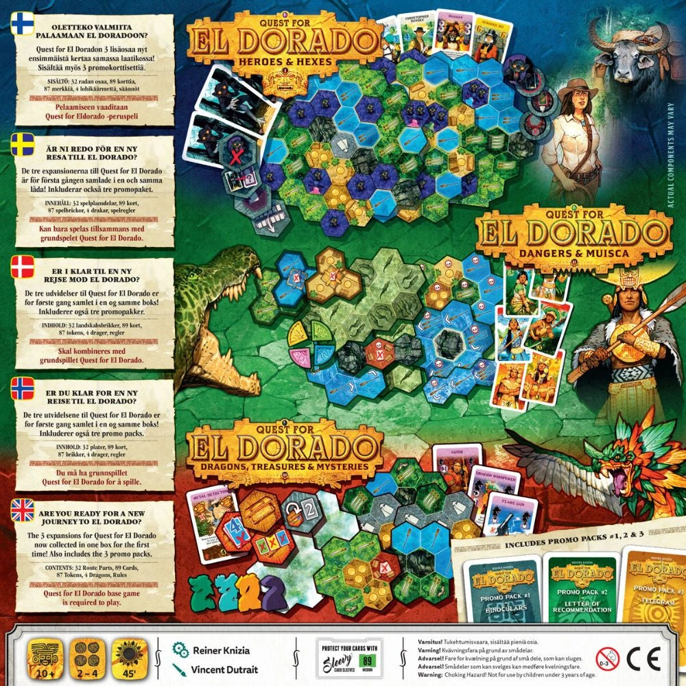 Quest for El Dorado - Expansion Collection (Nordic+EN)