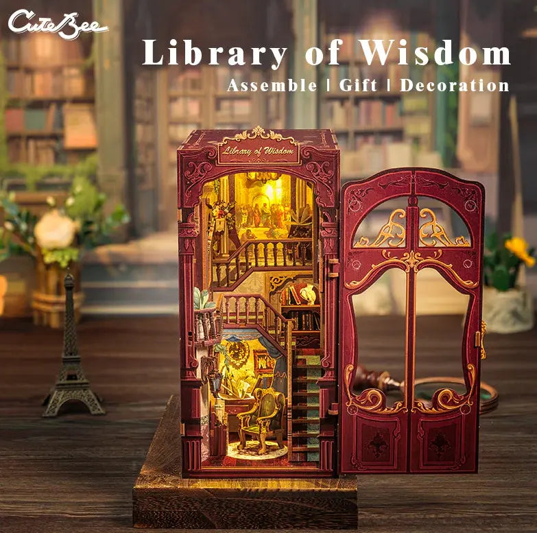 Library of Wisdom - Book Nook Kit - CuteBee