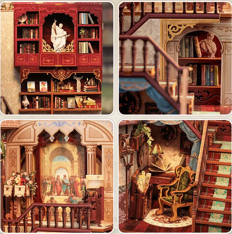 Library of Wisdom - Book Nook Kit - CuteBee