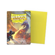 Dragon Shield Japanese size Dual Matte Sleeves - Lightning