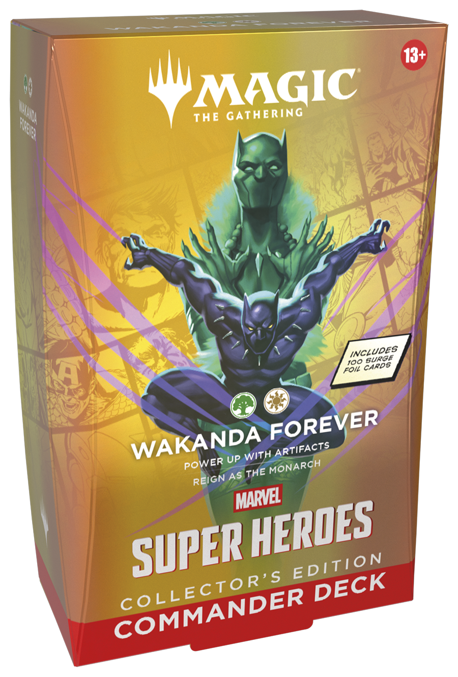 Magic The Gathering: Marvel Super Heroes Commander Deck Collector's Edition - Wakanda Forever