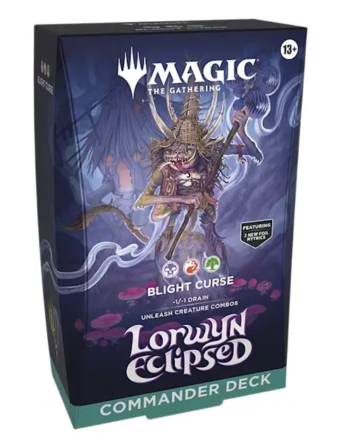 Magic The Gathering: Lorwyn Eclipsed Commander Deck Blight Curse