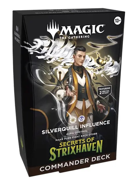 Magic The Gathering: Secrets of Strixhaven Commander Deck - Silverquill Influence