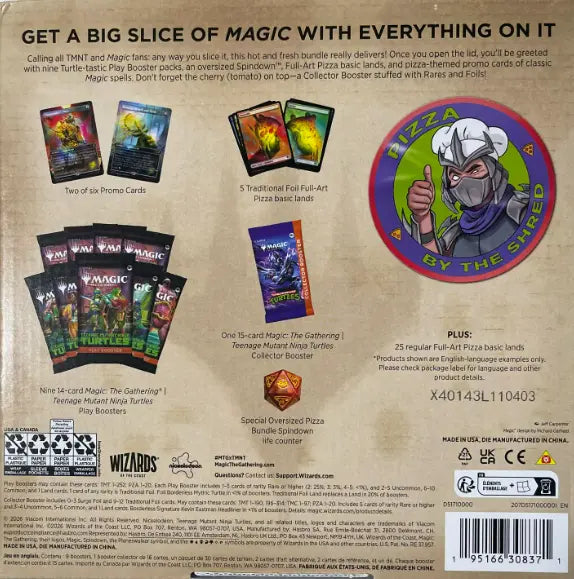 Magic The Gathering: Teenage Mutant Ninja Turtles Pizza Bundle