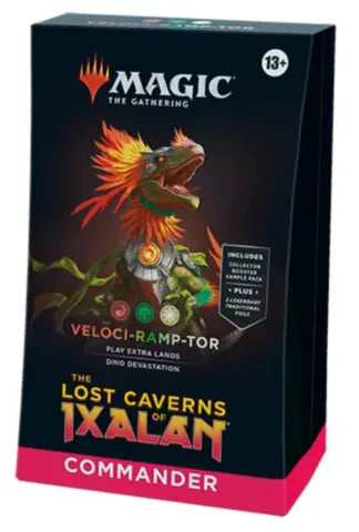 Magic The Gathering:  The Lost Caverns of Ixalan Commander Deck - Veloci-ramp-tor