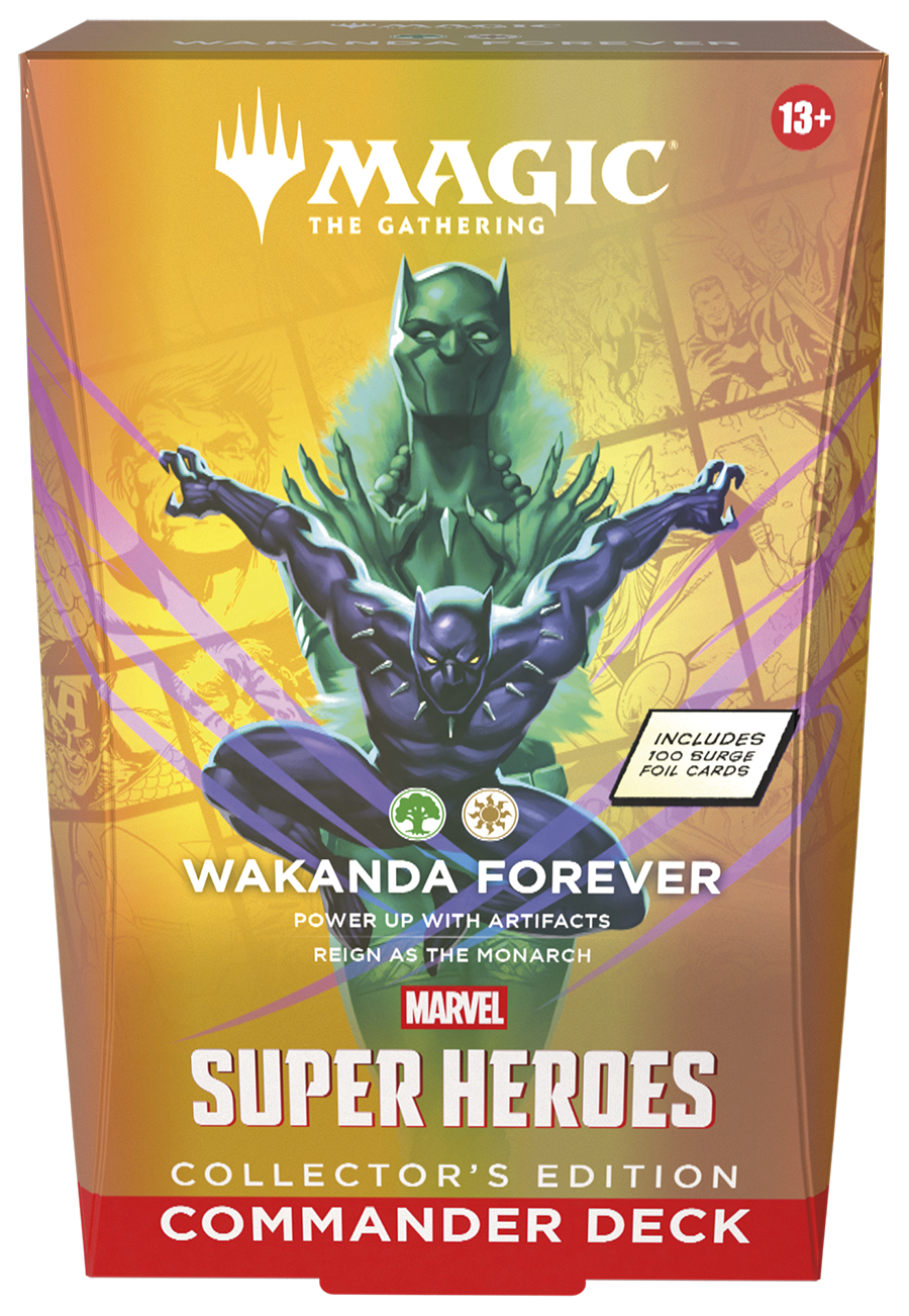 Magic The Gathering: Marvel Super Heroes Commander Deck Collector's Edition - Wakanda Forever