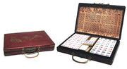Mah Jong resin, red Chinese case