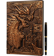 3D FAUX-LEATHER NOTEBOOK | FANTASY/DND DUNGEON MASTER(DM)/PLAYER JOURNAL