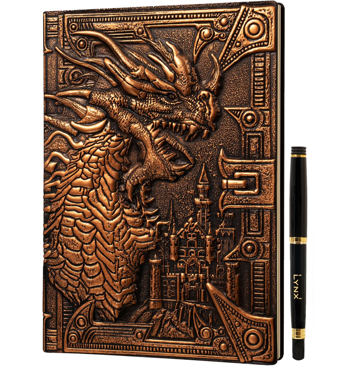 3D FAUX-LEATHER NOTEBOOK | FANTASY/DND DUNGEON MASTER(DM)/PLAYER JOURNAL