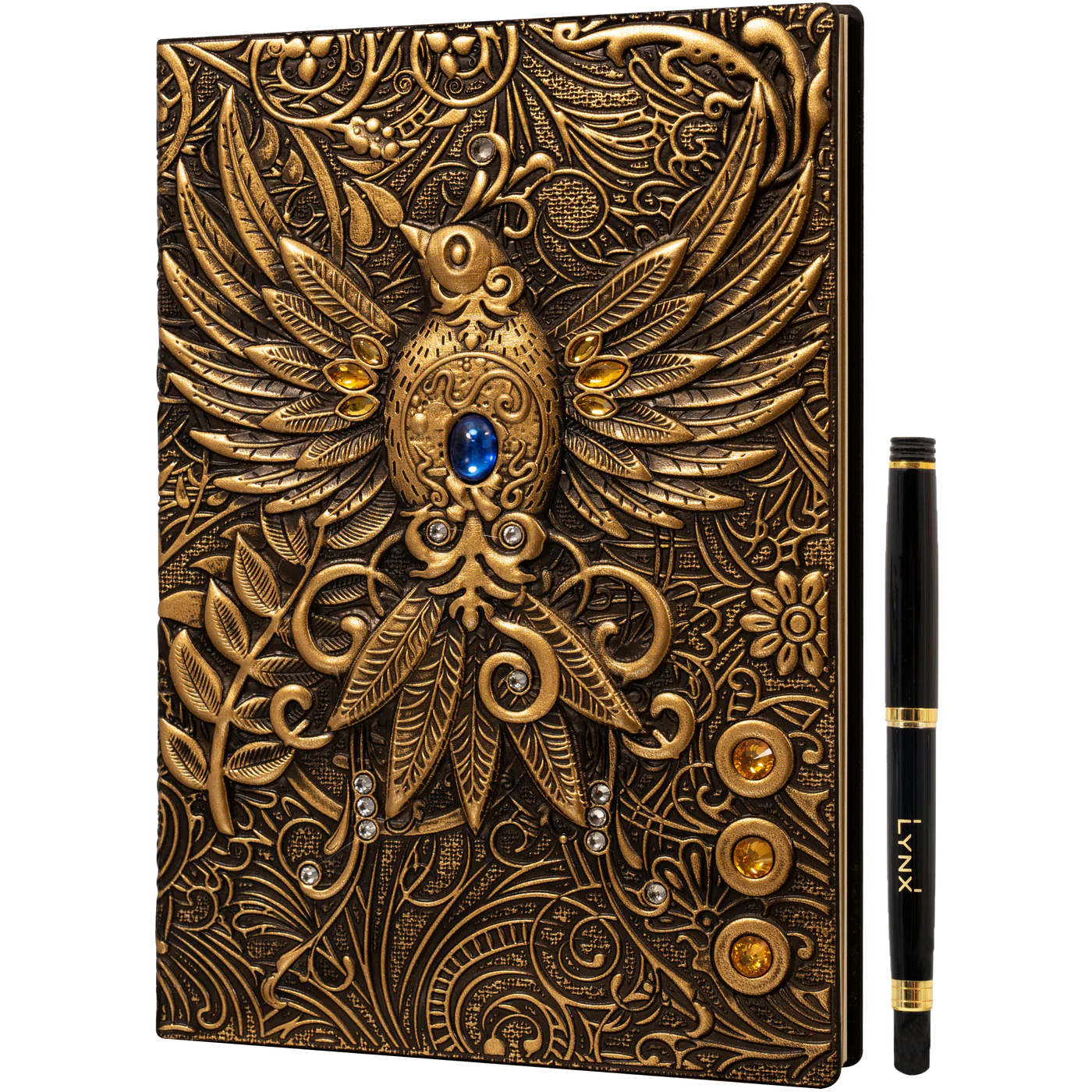 Gold Phoenix Journal | D&D Player & DM Notebook