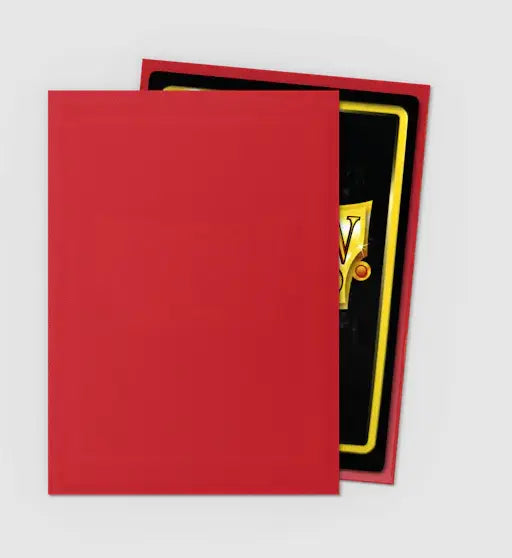 Crimson - Matte Sleeves - Standard Size (100)