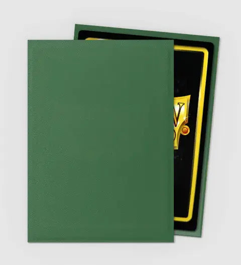 Dragon shield Forest Green - Matte Sleeves - Standard Size (100)