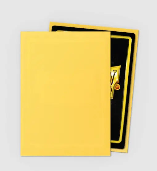 Yellow - Matte Sleeves - Standard Size (100)