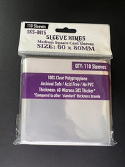 Sleeve Kings - Medium Square Card Sleeves, 80x80mm (110)
